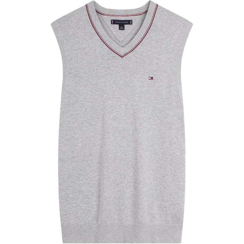 Tommy Hilfiger Tank Tops Men's Gray P61 V Neck Moderate Other