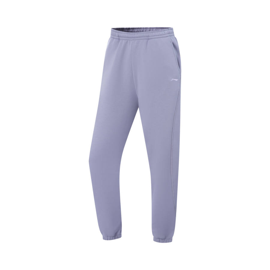 Li-Ning Li Ning Fitness Series Knitted Sweatpants Women's Misty Gray Purple