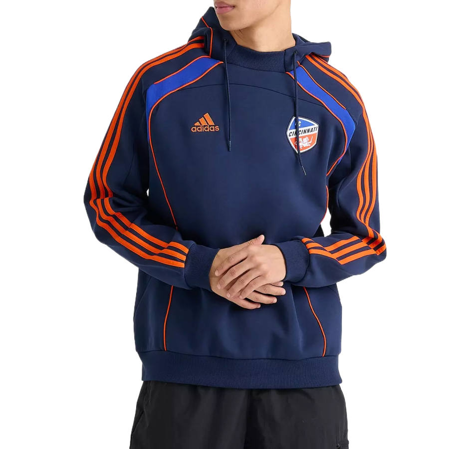 Adidas Adidas FC Cincinnati MLS Travel Hoodie Sweatshirt Men's Blue