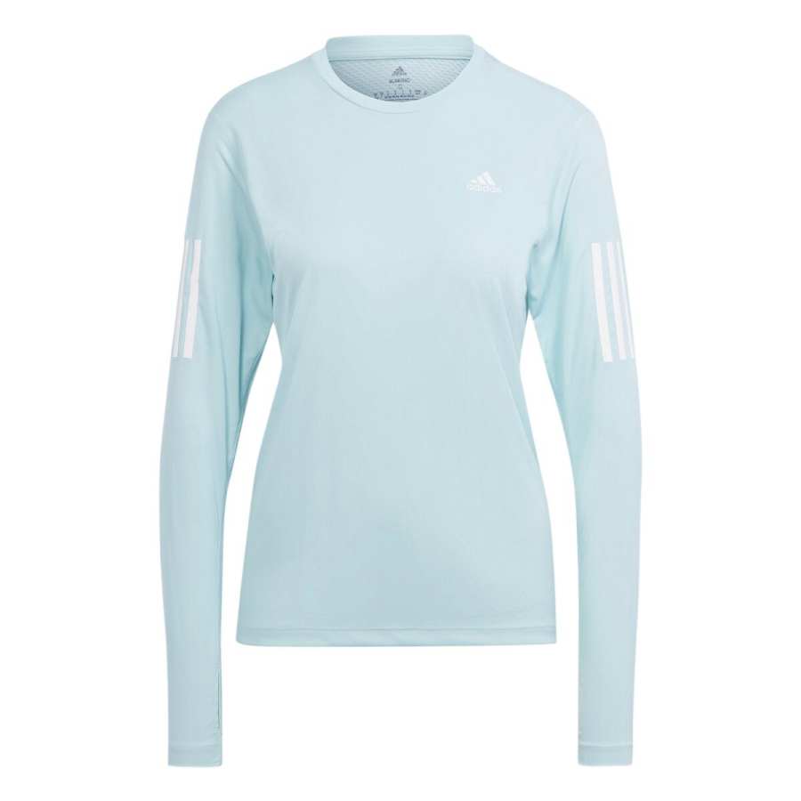 Adidas Adidas T Shirts Women's Light Blue Crew Neck Moderate Straight Fit