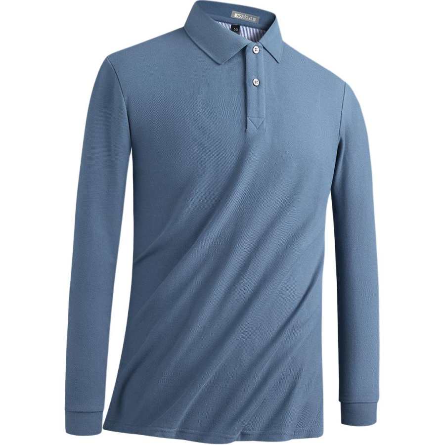 Hodo Polo Shirts Men's Lapel Moderate Straight Fit
