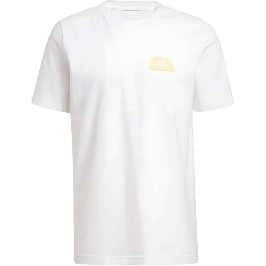 Adidas Adidas T Shirts Men's White Crew Neck Moderate