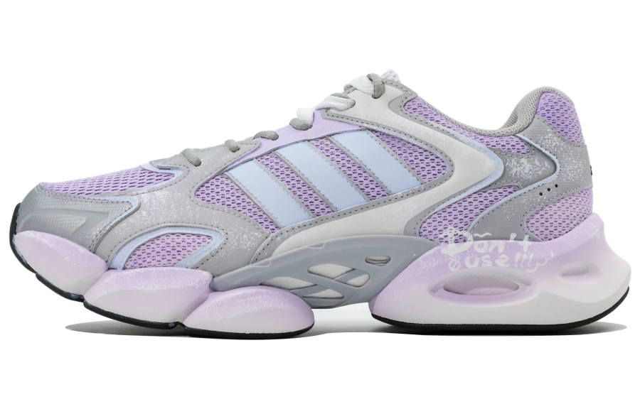 Adidas Adidas MEGASTRIDE Abrasion Resistant Low top Running Shoes Unisex Gray Blue Purple