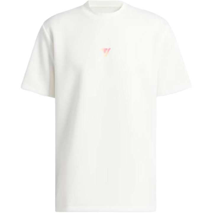 Adidas Adidas Essential T Shirts Men's White Crew Neck Moderate Straight Fit