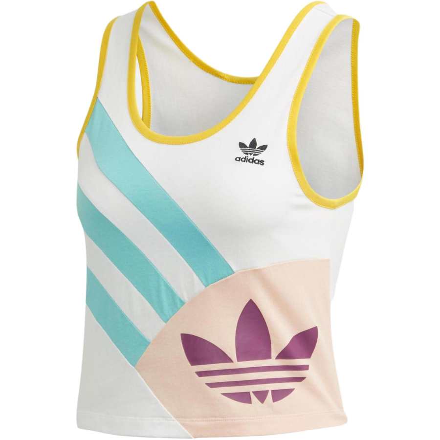 Adidas Adidas Tank Tops Women's White Crew Neck Moderate Other