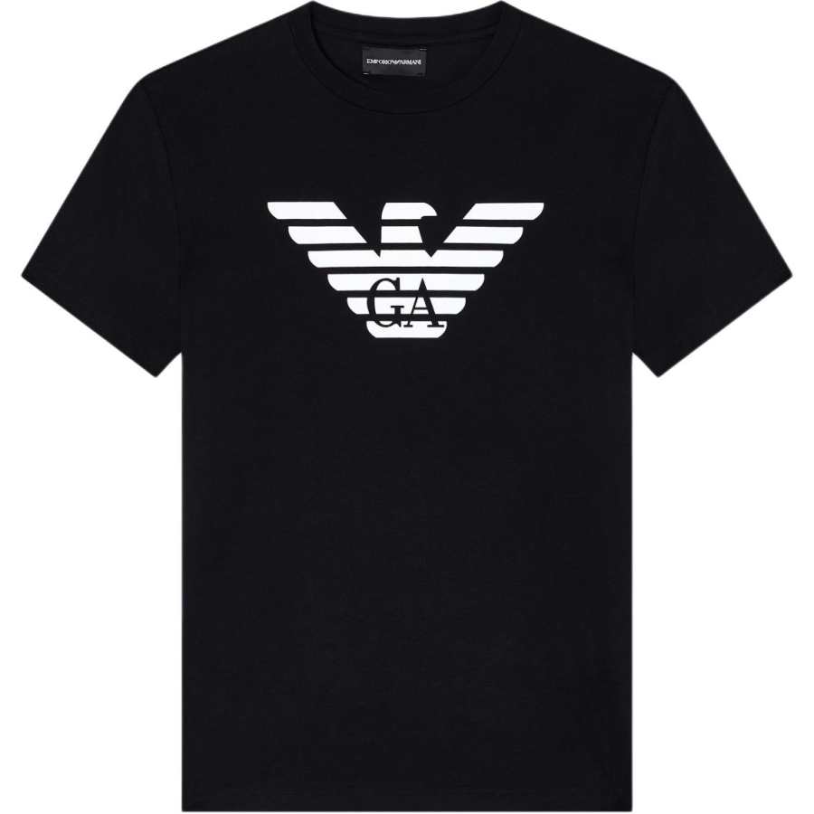 EMPORIO ARMANI Logo Printed Crewneck T Shirt