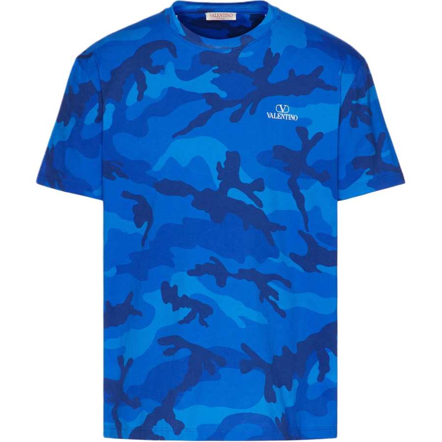 Valentino 【Previous Season】camouflage-print cotton T-shirt