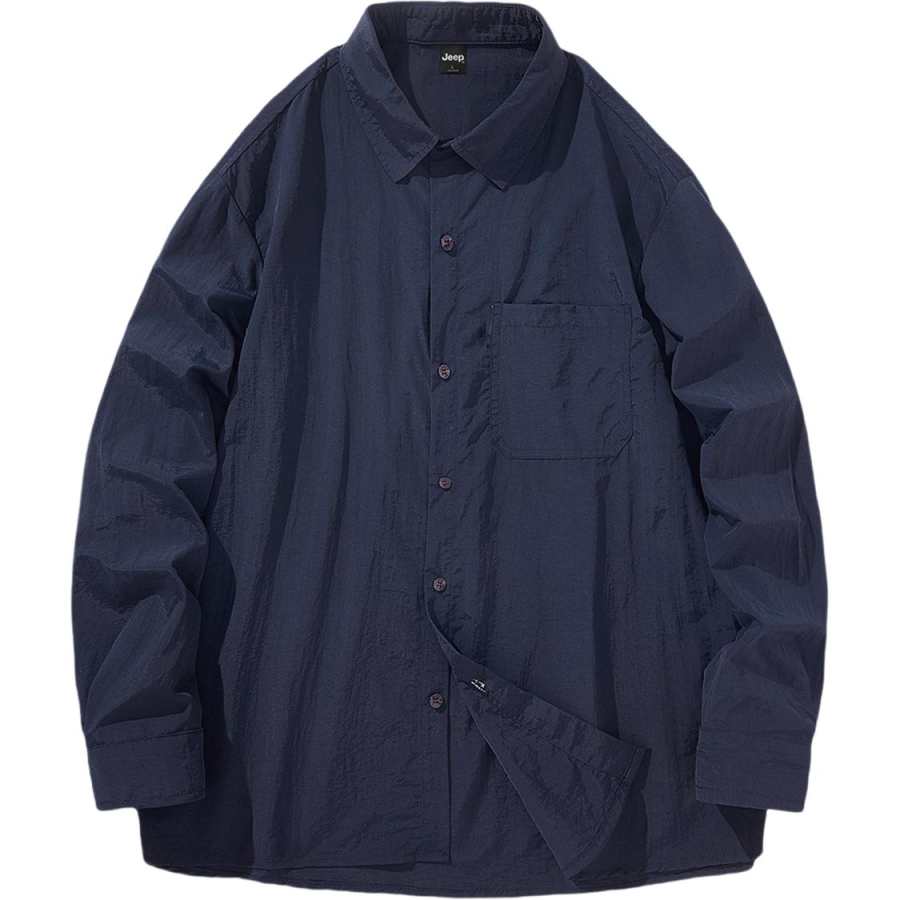 Jeep Jeep Shirts Men's Lapel Moderate Shirt