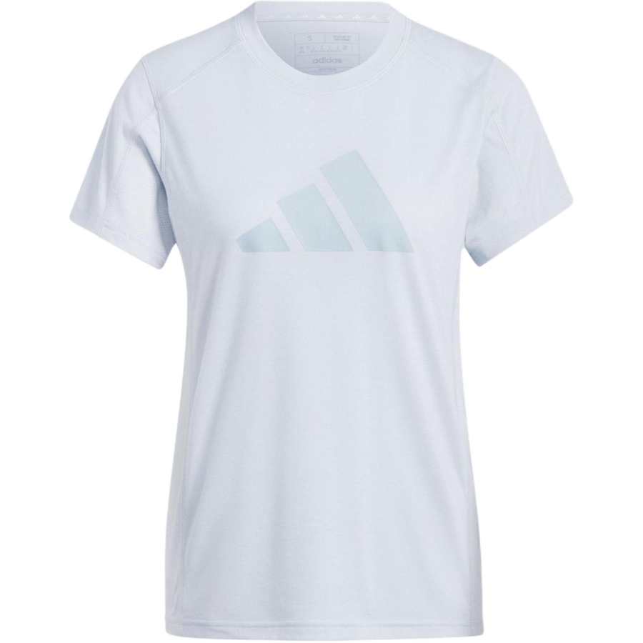 Adidas Adidas Women's Train Essentials Big Performance Logo T Shirt Halo Blue/Wonder Blue