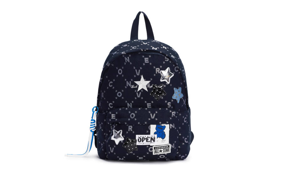 Converse Converse Polyester Medium Backpack Unisex Navy Blue