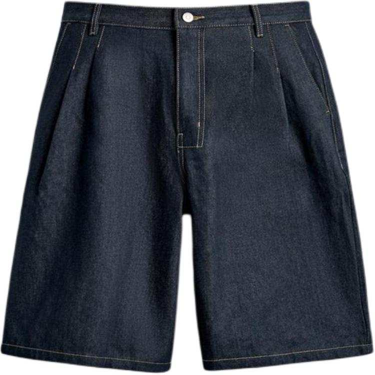 ZARA Denim Shorts Men's Blue Moderate