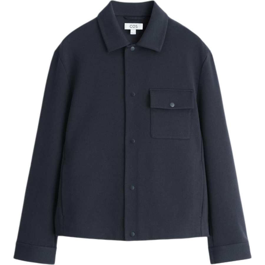 COS COS Jackets Men's Navy Blue Lapel Moderate Other
