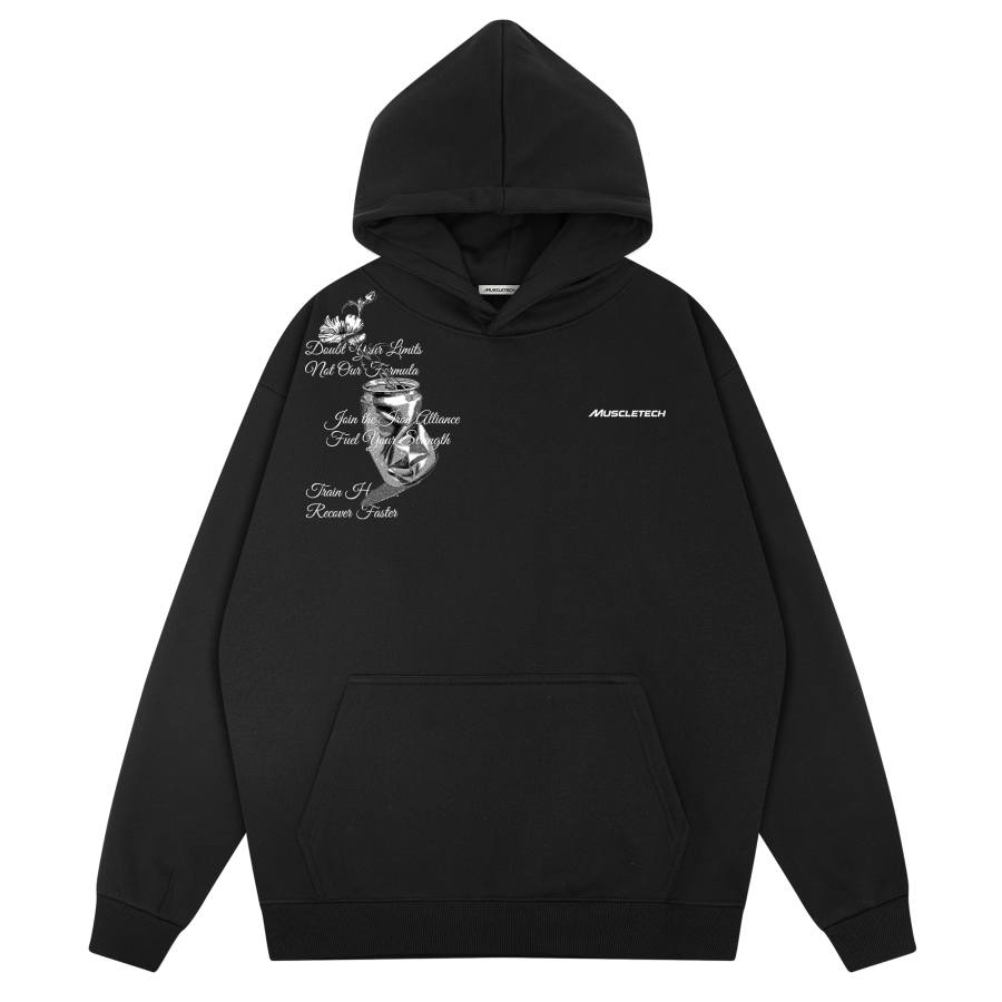 MUSCLETECH MUSCLETECH Sweatshirts Unisex Hooded Moderate Regular