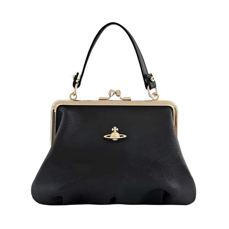 Vivienne Westwood Pu Dumpling Bag Wallet Women's Black