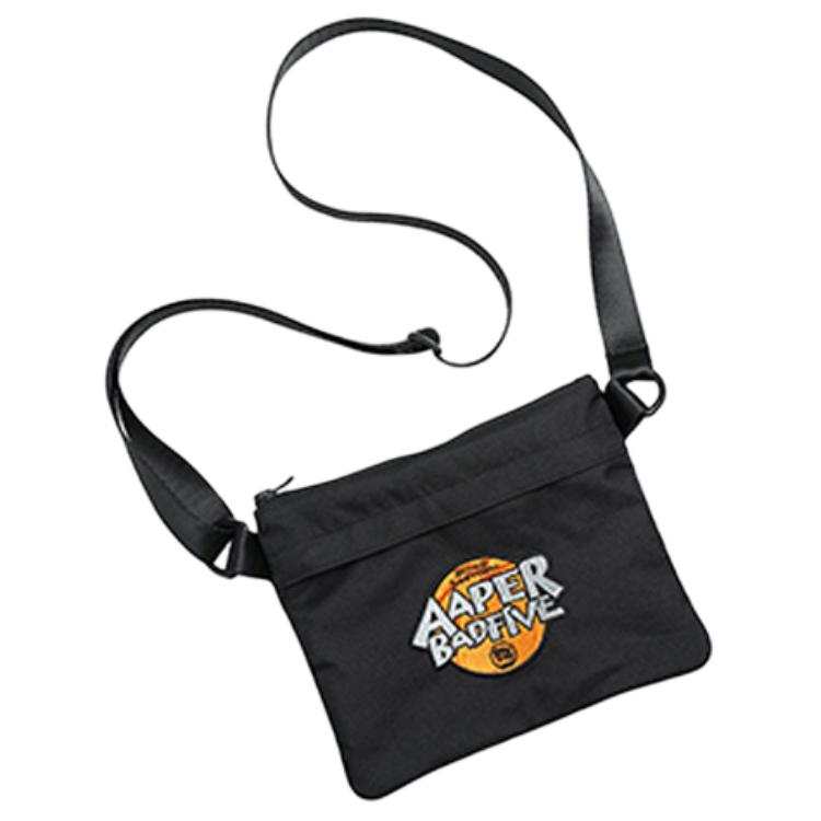 Li-Ning Li Ning × AAPER Ape Legion Deception Theme, Collaboration Fabric Crossbody Bags Regular Unisex Black