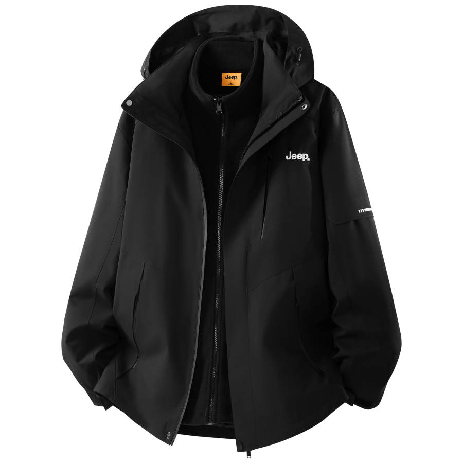 Jeep Black Knight Series Trench Coat Unisex