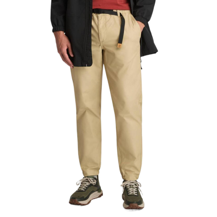 Timberland Casual Pants Men's Khaki Moderate Straight Fit Pants