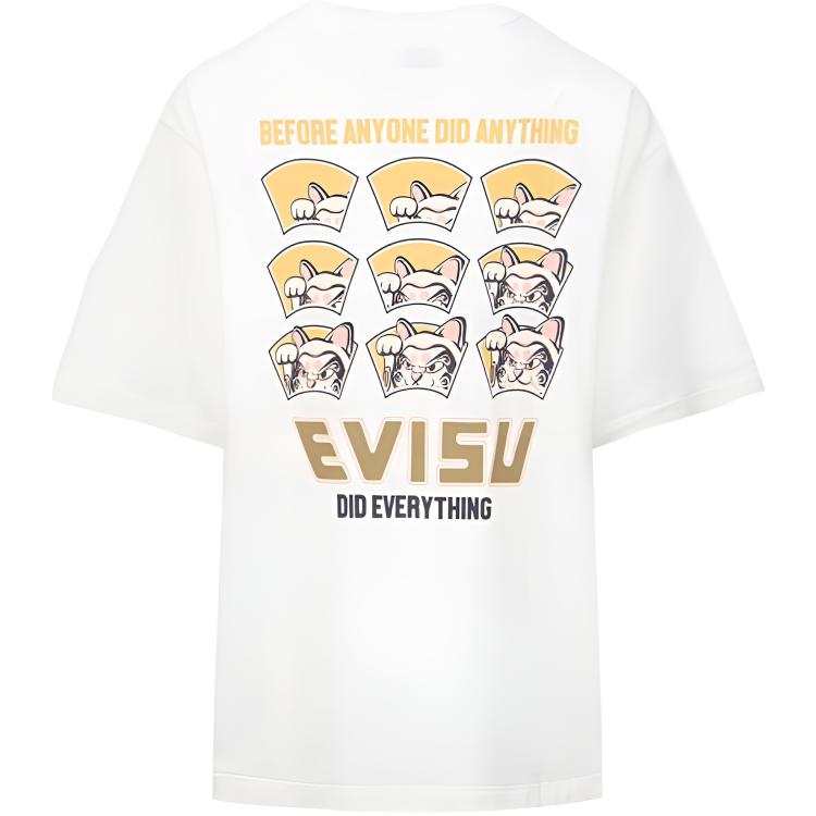 EVISU T Shirts Women's Crew Neck Moderate Straight Fit