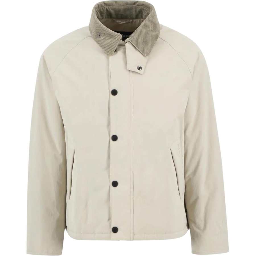 BARBOUR Barbour padded corduroy-collar jacket