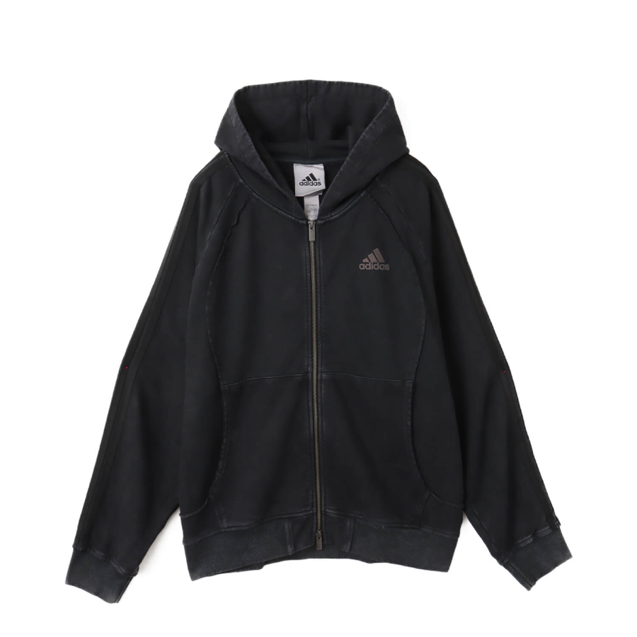 Adidas Adidas Adilenium Teamgeist logo-print zip-up hoodie