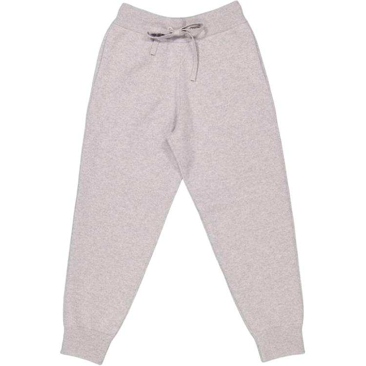 Burberry Casual Pants Women's Light Gray Moderate Cuffed Pants