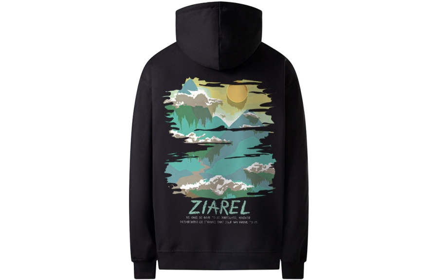 ZIAREL ZIAREL Sweatshirts Unisex Hooded Moderate Regular