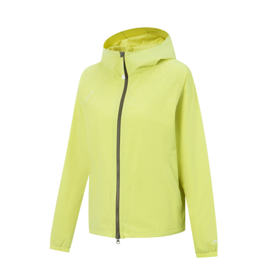 Li-Ning Li Ning Fitness Series Trench Coat Women's Yellow Neon Green
