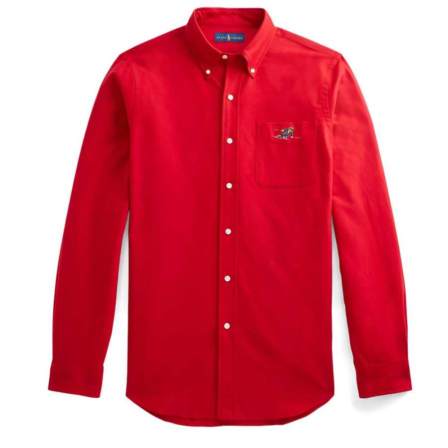 Polo Ralph Lauren Polo Bear Shirt Classic Version Men's Red
