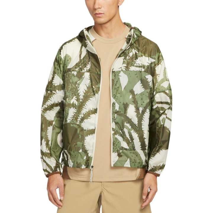 Nike Nike ACG Jackets Men's Light Khaki/Moss Wood Brown/Mountain White Hooded Moderate Other