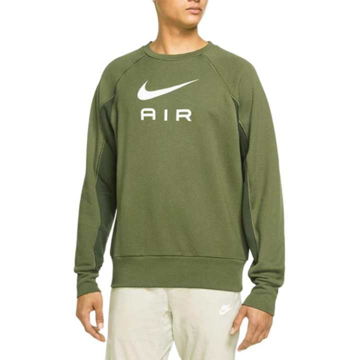Nike Nike Clothing Sweatshirts Men's Olive Crew Neck Moderate