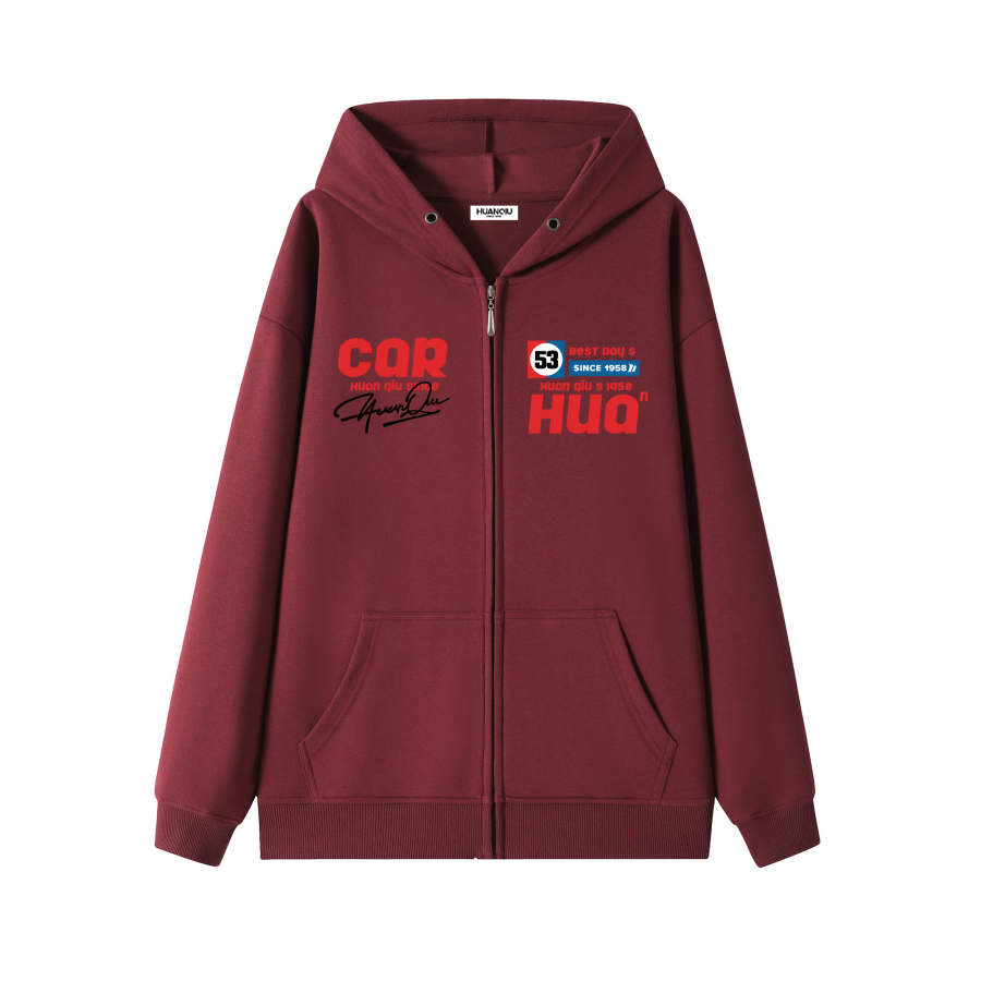 HUANQIU Cardigan Sweatshirt Unisex