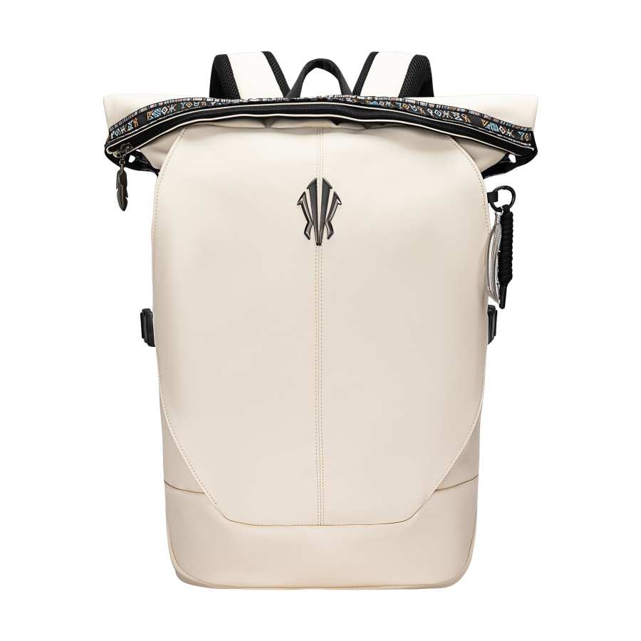 ANTA Anta Matte Finish Backpack Regular Unisex Ivory White
