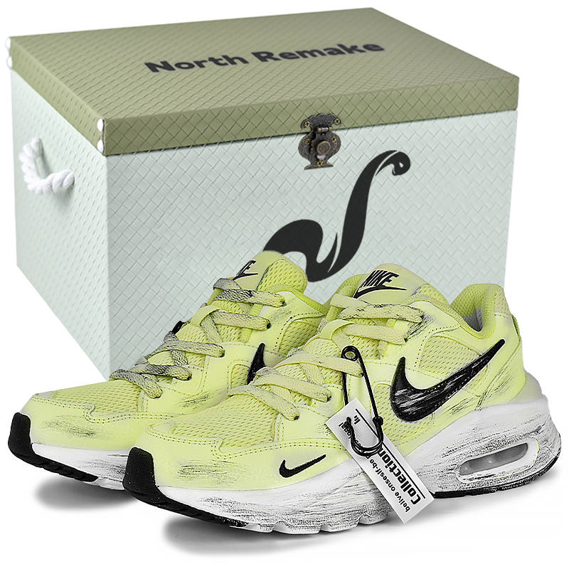 Nike Nike Air Max Fusion Lightweight Low top Running Shoes Women's Yellow Green