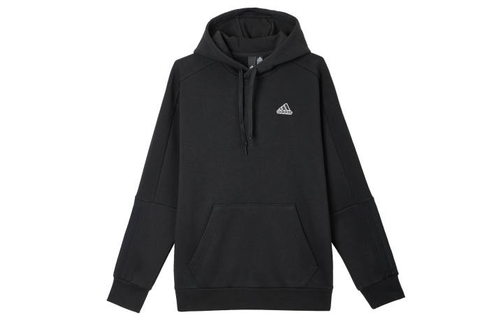 Adidas Adidas Sweatshirts Men's Black Hooded Moderate Regular
