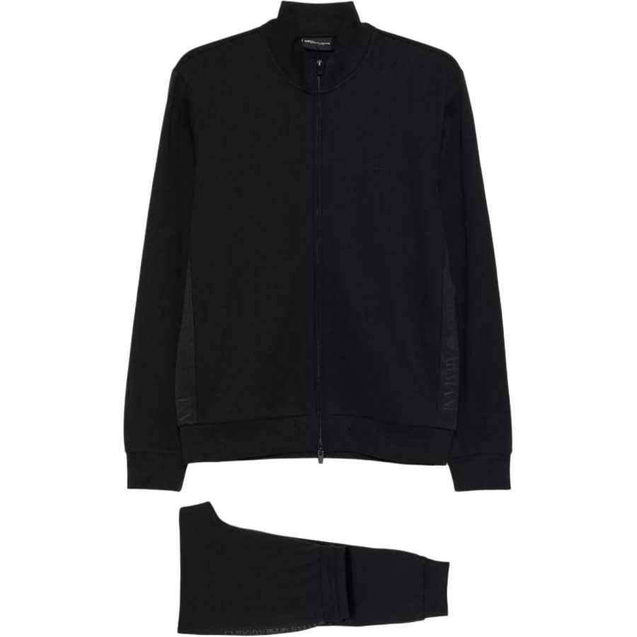 Emporio Armani zip-front logo tracksuits