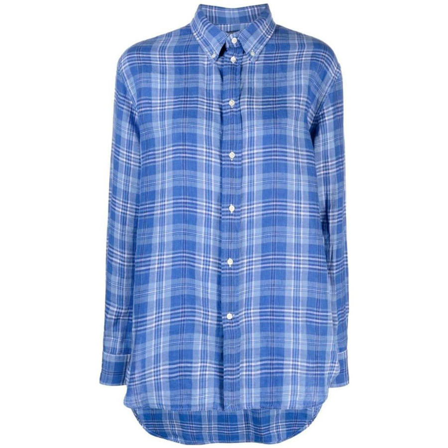 Polo Ralph Lauren checked linen shirt