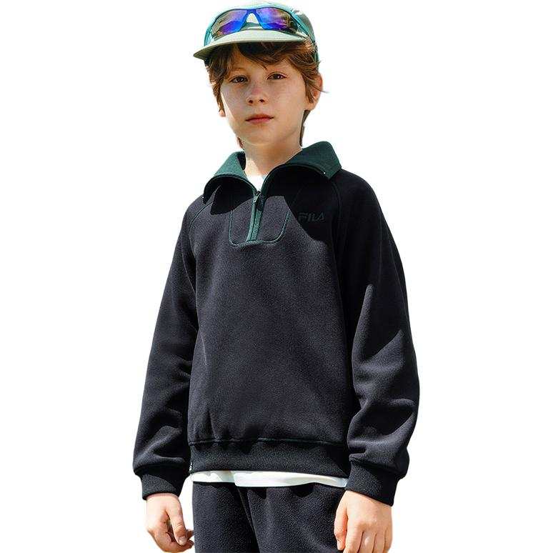 FILA Unisex Sweatshirts Lapel Moderate