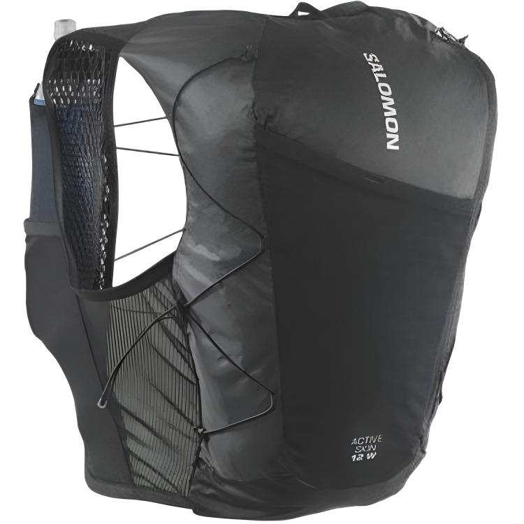 SALOMON 12L Mountaineering Bag Outdoor Bag Nylon Black Unisex