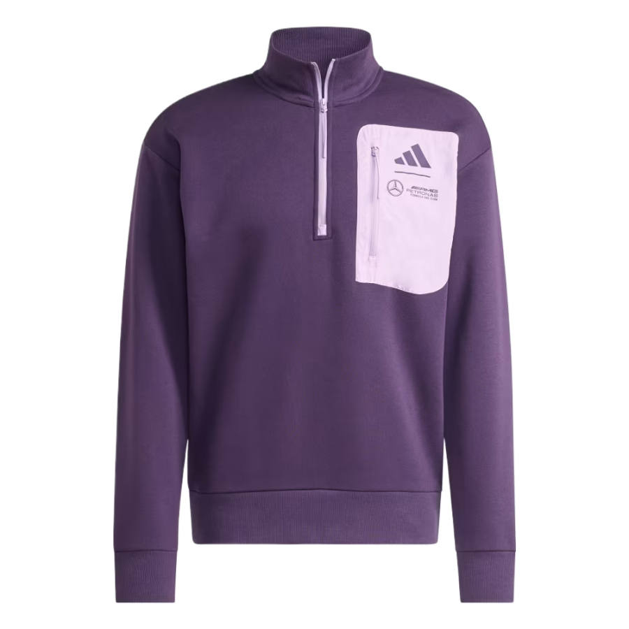 Adidas Adidas Motorsports Mercedes AMG Petronas Formula One Team Premium Woven Fleece Sweatshirt Men's