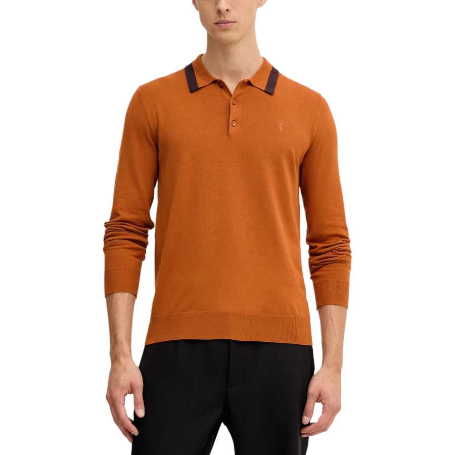 TRUSSARDI Polo collar Long sleeve Polo Shirt