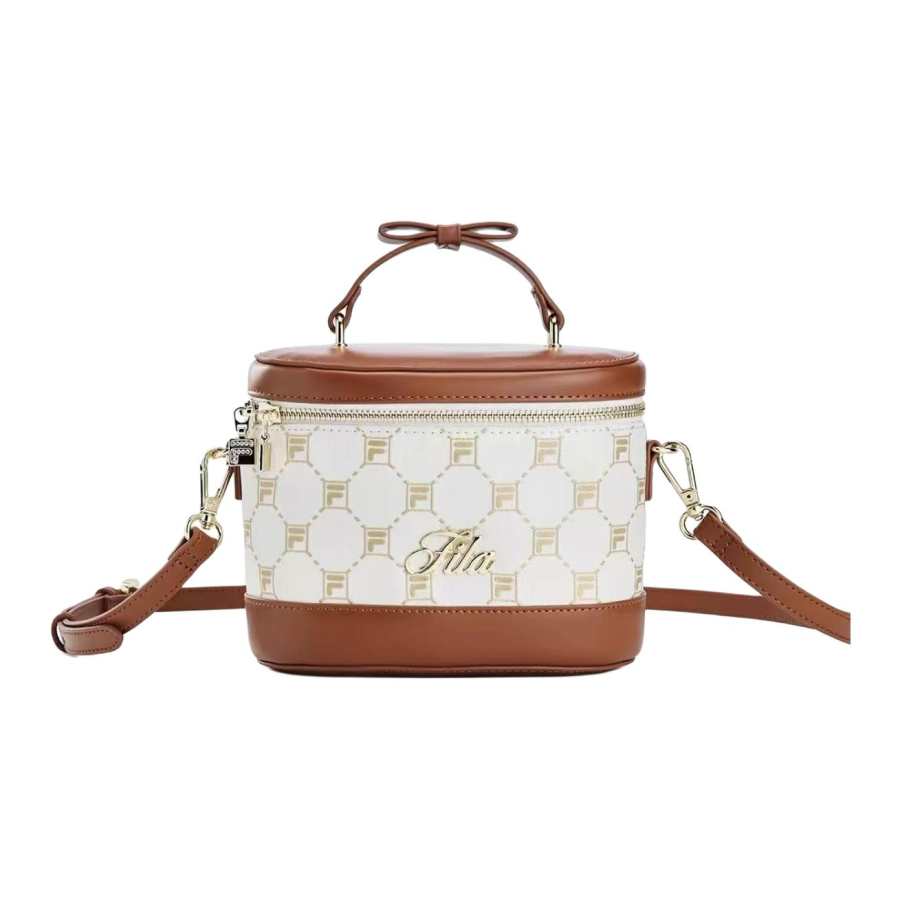 FILA Pu One Shoulder Handbag Women's Ecru
