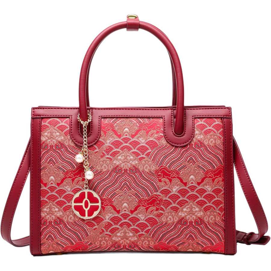 PAYOT Synthetic Leather Shoulder Bag, Crossbody Bag, Handbag Regular Women's Festive Red