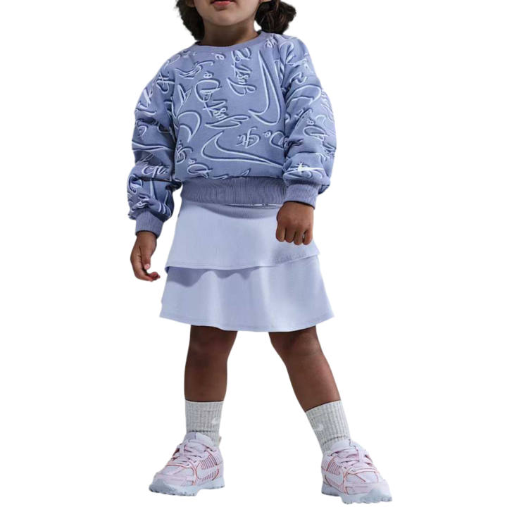 Nike Children Aged 3 7 Years Old Nike Skirt Set Swoosh FW25 2 Piece Set