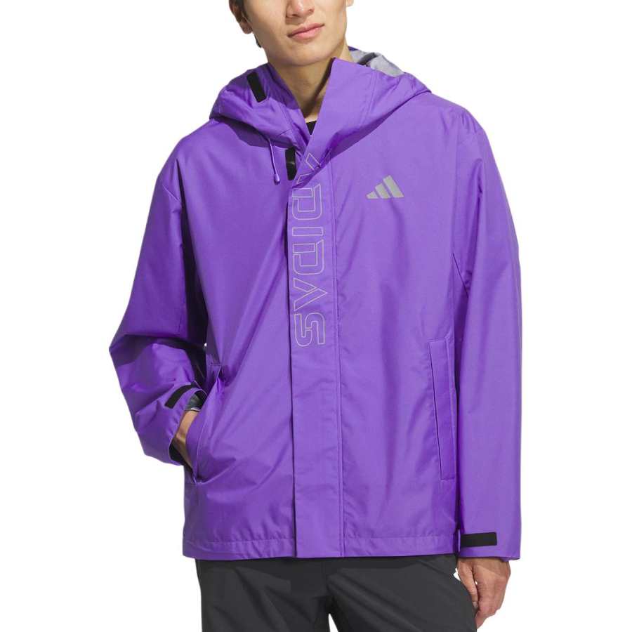 Adidas Adidas Casual Jackets Unisex Purple Hooded Moderate Other