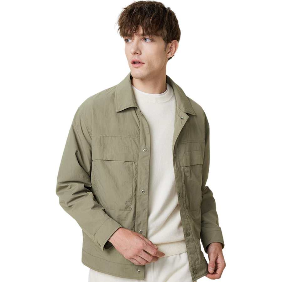 Hodo Hodo Jackets Men's Lapel Moderate Workwear