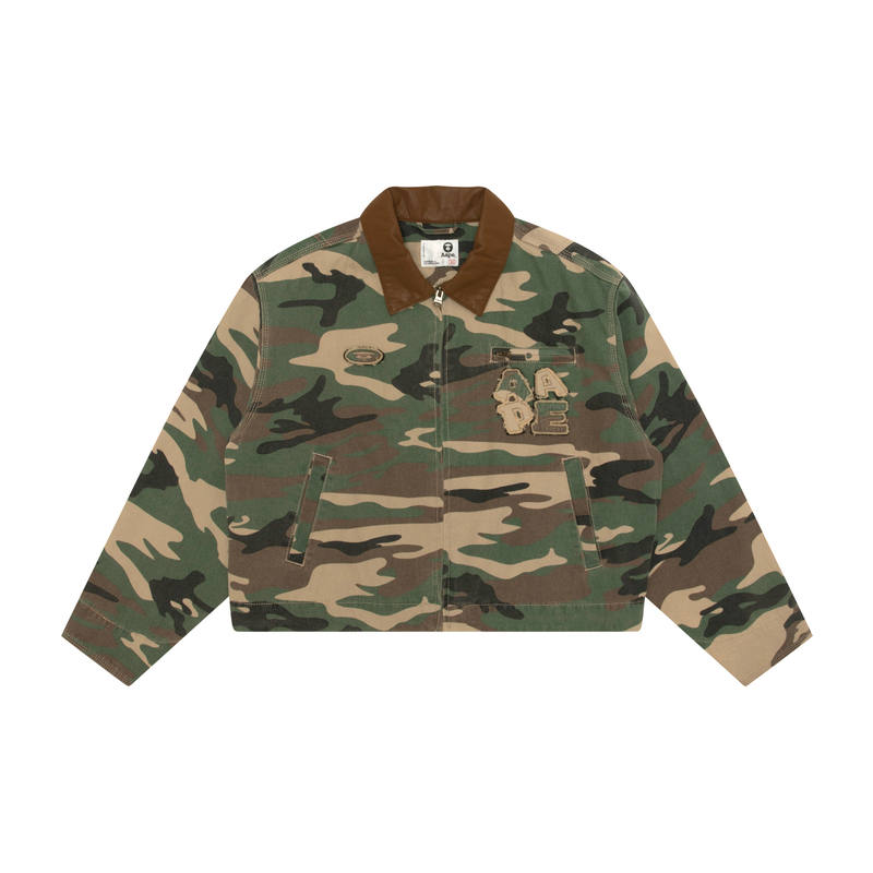 Aape Jackets Women's Camouflage MLF Lapel Moderate Other