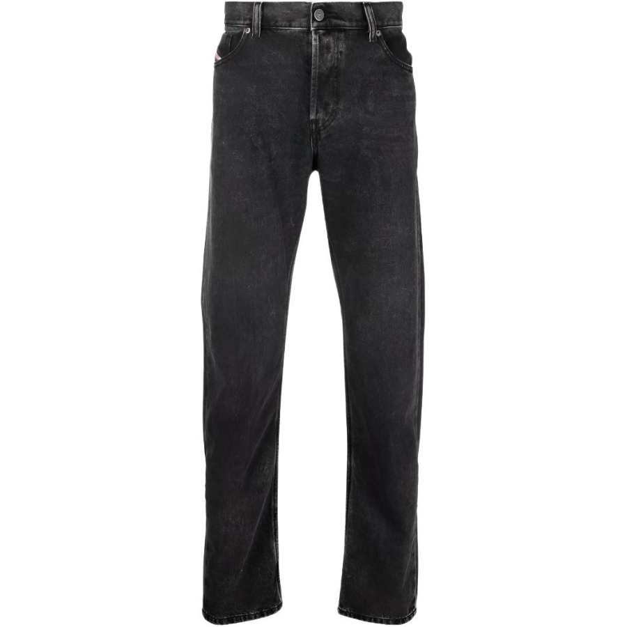 DIESEL Jeans Men's Black Moderate Slim Fit Pants