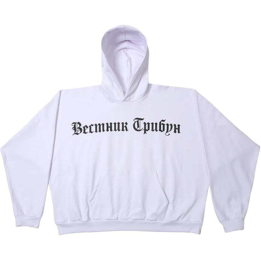 YEEZY Sweatshirts Unisex White Hooded Moderate Regular