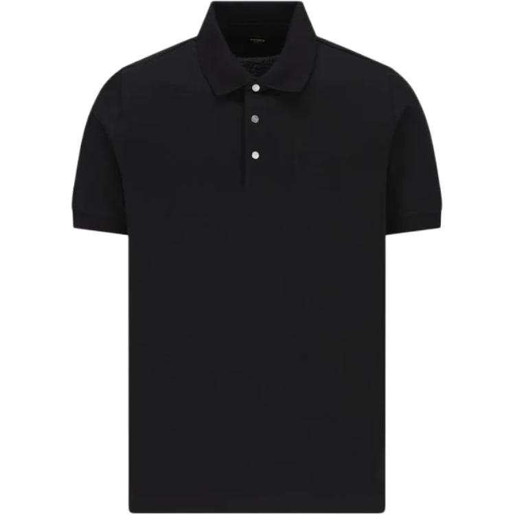 FENDI Ff Embossed Short Sleeved Polo Shirt