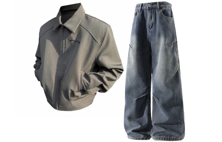 GWAF Casual Sportswear Unisex Lapel Moderate